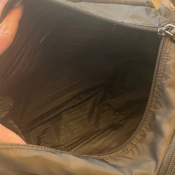 Prada Brown Nylon Messenger Bag - Picture 4 of 8
